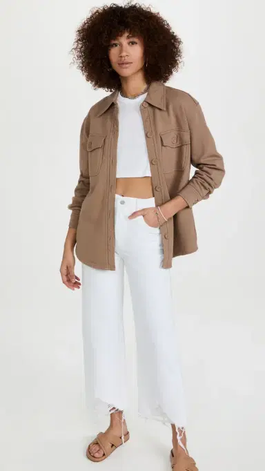 DL1961 Hepburn Wide Leg High Rise Jeans White Distressed | Thumbnail 5 DL1961 Hepburn Wide Leg High Rise Jeans White Distressed | Thumbnail 5