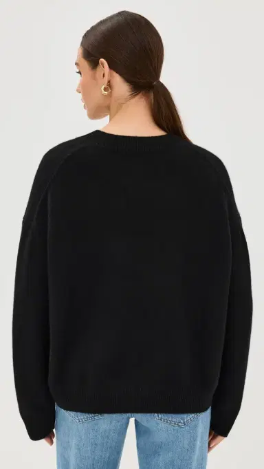 ANINE BING ee Sweater Black | Thumbnail 3 ANINE BING ee Sweater Black | Thumbnail 3