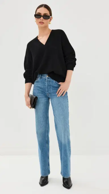 ANINE BING ee Sweater Black | Thumbnail 5 ANINE BING ee Sweater Black | Thumbnail 5