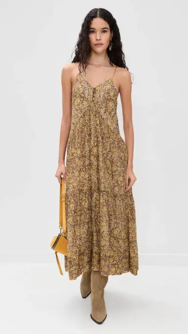 Isabel Marant Étoile Sabba Dress Khaki | Thumbnail 5 Isabel Marant Étoile Sabba Dress Khaki | Thumbnail 5