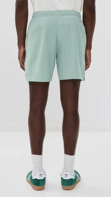 adidas D4T 3 Stripe Workout Shorts 7 Wonder Sage | Thumbnail 3 adidas D4T 3 Stripe Workout Shorts 7 Wonder Sage | Thumbnail 3