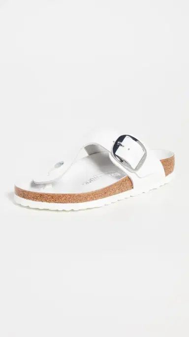 Birkenstock Gizeh Big Buckle Sandals White | Thumbnail 3 Birkenstock Gizeh Big Buckle Sandals White | Thumbnail 3