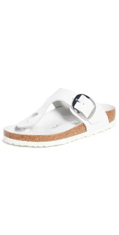 Birkenstock Gizeh Big Buckle Sandals White | Thumbnail 1 Birkenstock Gizeh Big Buckle Sandals White | Thumbnail 1