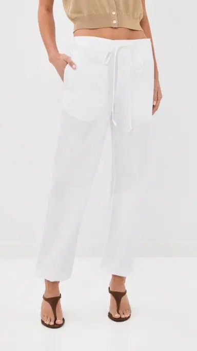 Victoria Beckham Cargo Trousers White | Thumbnail 3 Victoria Beckham Cargo Trousers White | Thumbnail 3