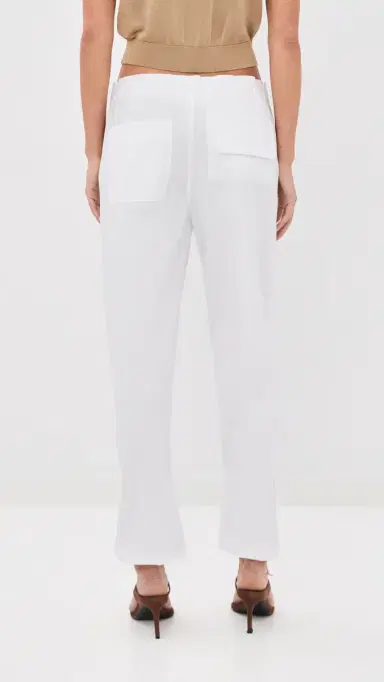 Victoria Beckham Cargo Trousers White | Thumbnail 4 Victoria Beckham Cargo Trousers White | Thumbnail 4