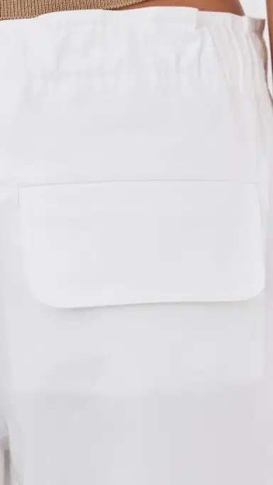 Victoria Beckham Cargo Trousers White | Thumbnail 6 Victoria Beckham Cargo Trousers White | Thumbnail 6