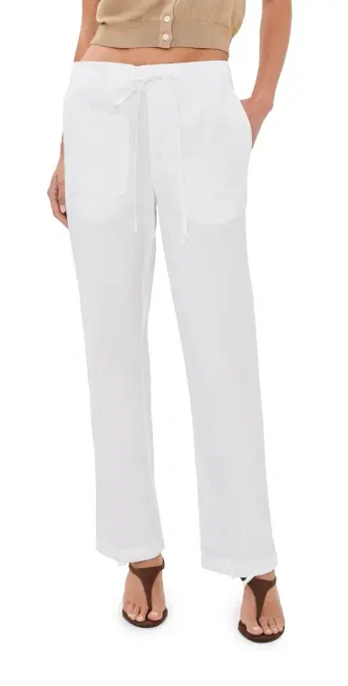 Victoria Beckham Cargo Trousers White | Thumbnail 1 Victoria Beckham Cargo Trousers White | Thumbnail 1