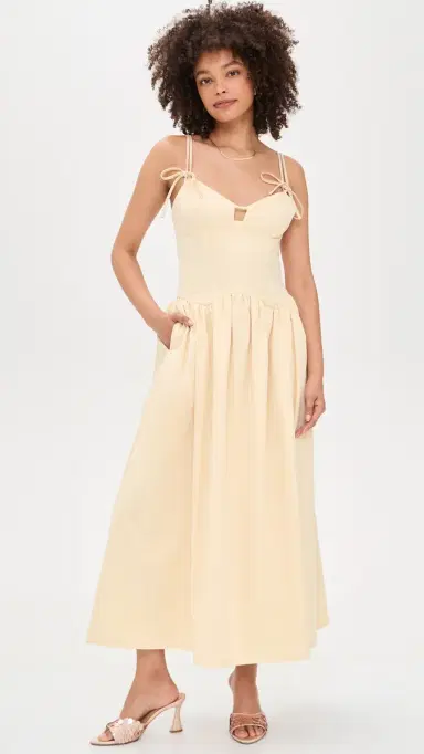 En Saison Elspeth Maxi Dress Butter Yellow | Thumbnail 2 En Saison Elspeth Maxi Dress Butter Yellow | Thumbnail 2
