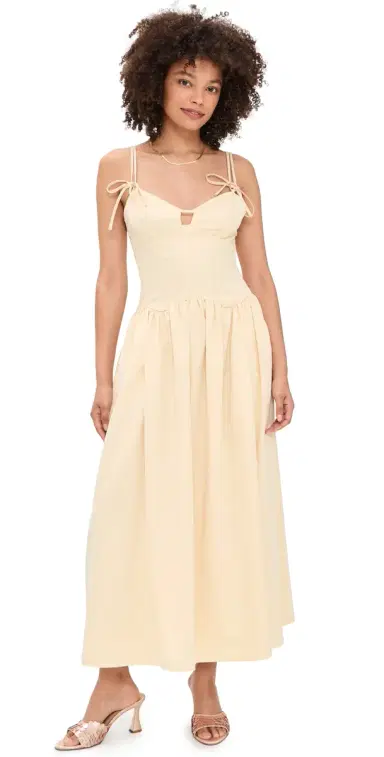 En Saison Elspeth Maxi Dress Butter Yellow | Thumbnail 1 En Saison Elspeth Maxi Dress Butter Yellow | Thumbnail 1