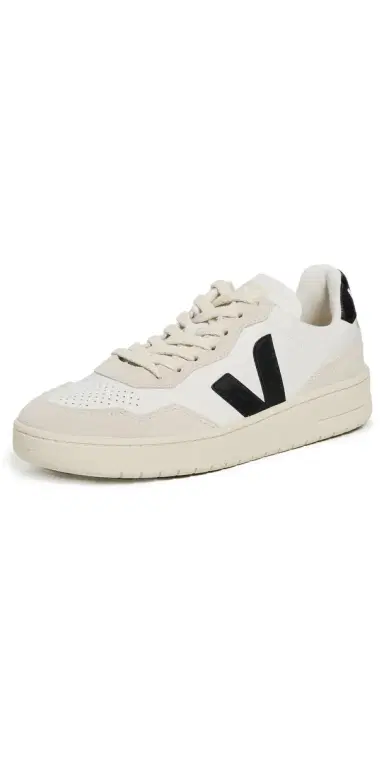 Veja V-90 Sneakers White/Black | Thumbnail 1 Veja V-90 Sneakers White/Black | Thumbnail 1
