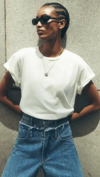 SLVRLAKE Square Tee Natural White | Thumbnail 2 SLVRLAKE Square Tee Natural White | Thumbnail 2