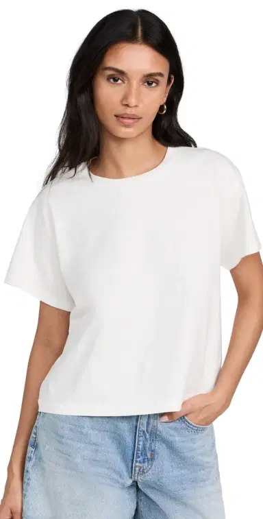 SLVRLAKE Square Tee Natural White | Thumbnail 1 SLVRLAKE Square Tee Natural White | Thumbnail 1