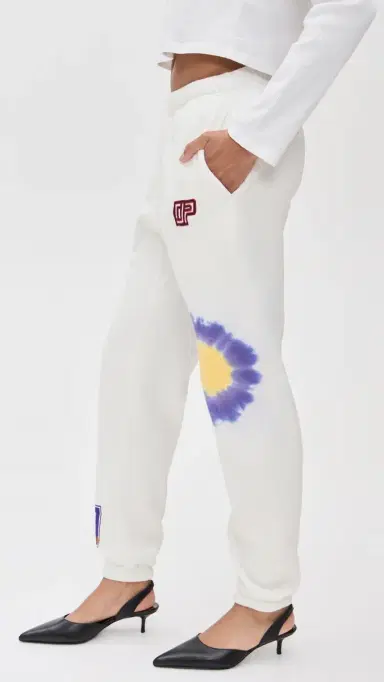 DANNIJOPRO Lakers Bullseye Sweatpants White | Thumbnail 4 DANNIJOPRO Lakers Bullseye Sweatpants White | Thumbnail 4