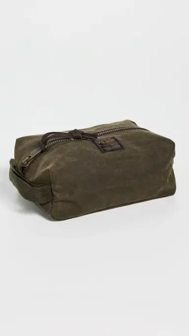 Filson Tin Cloth Toiletry Bag Otter Green One Size | Thumbnail 2 Filson Tin Cloth Toiletry Bag Otter Green One Size | Thumbnail 2