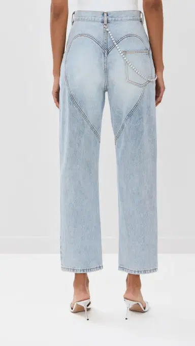 AREA Slit Jeans Light Blue | Thumbnail 3 AREA Slit Jeans Light Blue | Thumbnail 3