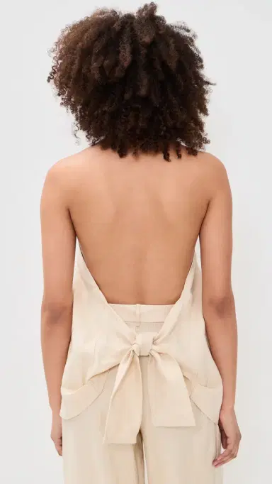 FAITHFULL Biba Halter Top Panna | Thumbnail 3 FAITHFULL Biba Halter Top Panna | Thumbnail 3