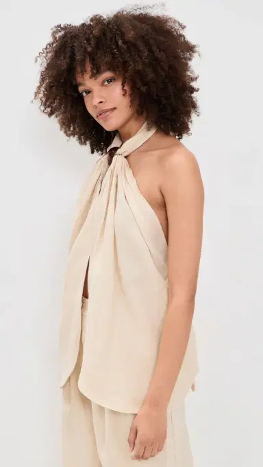 FAITHFULL Biba Halter Top Panna | Thumbnail 4 FAITHFULL Biba Halter Top Panna | Thumbnail 4