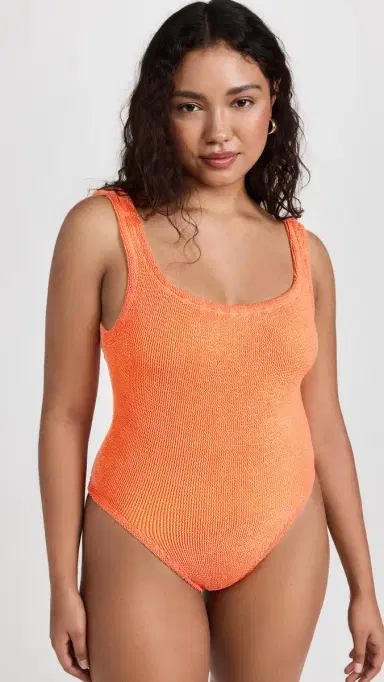 Hunza G Classic Square Neck One Piece | Thumbnail 2 Hunza G Classic Square Neck One Piece | Thumbnail 2