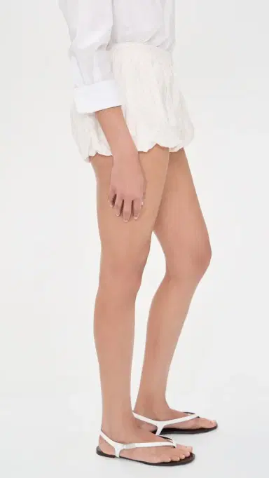 CAROLINE CONSTAS Aida Bubble Shorts White Pink Cherub | Thumbnail 4 CAROLINE CONSTAS Aida Bubble Shorts White Pink Cherub | Thumbnail 4