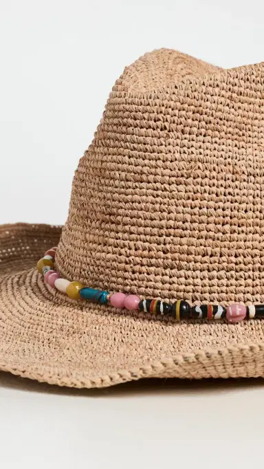 Hat Attack Millie Continental Hat Natural/Multi One Size | Thumbnail 4 Hat Attack Millie Continental Hat Natural/Multi One Size | Thumbnail 4