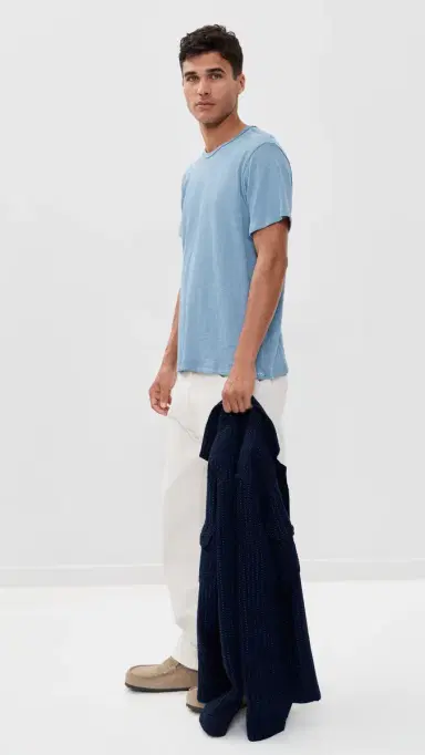 rag & bone Classic Flame Tee Fogbl | Thumbnail 4 rag & bone Classic Flame Tee Fogbl | Thumbnail 4