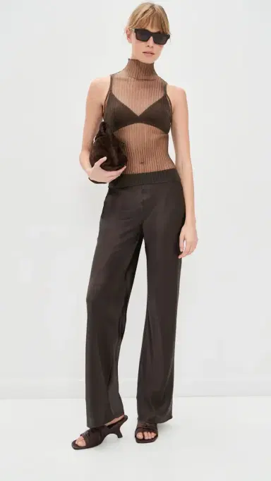 Aisling Camps Sleeveless Modern Mist Turtleneck Top Smoke | Thumbnail 5 Aisling Camps Sleeveless Modern Mist Turtleneck Top Smoke | Thumbnail 5