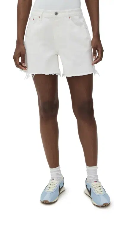 PARKE White Long Baggy Shorts White | Thumbnail 1 PARKE White Long Baggy Shorts White | Thumbnail 1