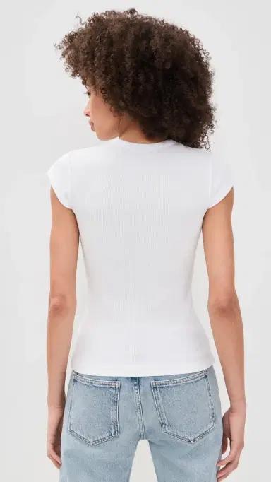 AGOLDE Edison Tee White | Thumbnail 3 AGOLDE Edison Tee White | Thumbnail 3