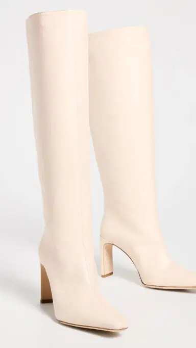 Staud Wally High Heel Boots Cream | Thumbnail 6 Staud Wally High Heel Boots Cream | Thumbnail 6