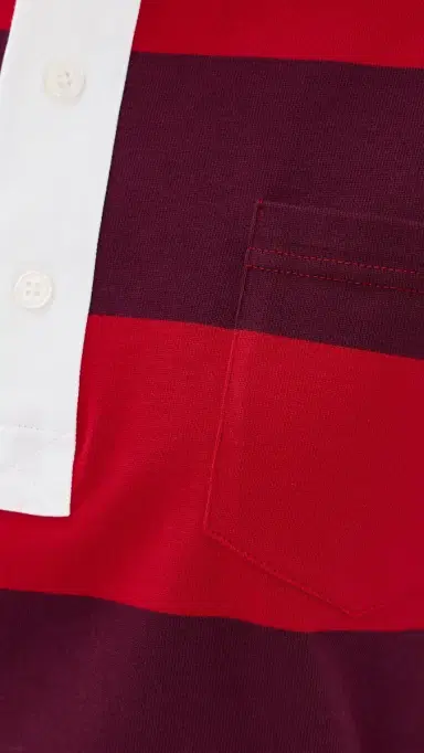 LE BOP Hayley Cropped Polo Red/Burgundy S | Thumbnail 6 LE BOP Hayley Cropped Polo Red/Burgundy S | Thumbnail 6