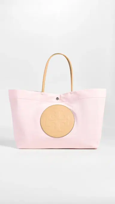 Tory Burch Ella Twist Reversible Tote Rose Mist One Size | Thumbnail 2 Tory Burch Ella Twist Reversible Tote Rose Mist One Size | Thumbnail 2