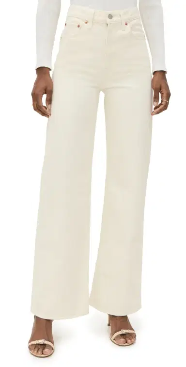 Levi's Ribcage Wide Leg Jeans Barely Freezing 31 | Thumbnail 1 Levi's Ribcage Wide Leg Jeans Barely Freezing 31 | Thumbnail 1