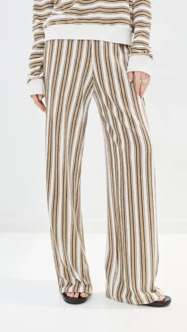 LE BOP Drew Pants White/Chocolate | Thumbnail 2 LE BOP Drew Pants White/Chocolate | Thumbnail 2