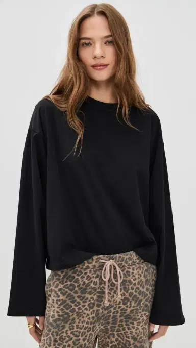LIONESS Bloom Long Sleeve Tee Onyx | Thumbnail 2 LIONESS Bloom Long Sleeve Tee Onyx | Thumbnail 2