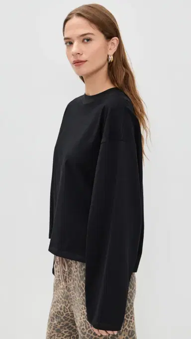 LIONESS Bloom Long Sleeve Tee Onyx | Thumbnail 4 LIONESS Bloom Long Sleeve Tee Onyx | Thumbnail 4