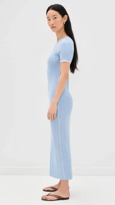 rag & bone Harper Midi Dress Sky | Thumbnail 4 rag & bone Harper Midi Dress Sky | Thumbnail 4