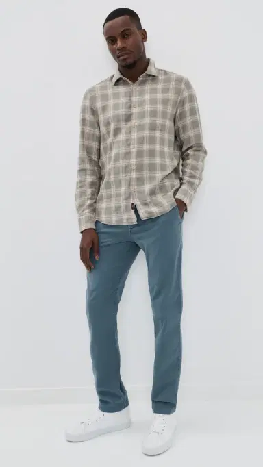 Faherty Palmetto Shirt Shore Sage Plaid S | Thumbnail 5 Faherty Palmetto Shirt Shore Sage Plaid S | Thumbnail 5