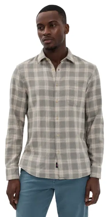 Faherty Palmetto Shirt Shore Sage Plaid S | Thumbnail 1 Faherty Palmetto Shirt Shore Sage Plaid S | Thumbnail 1