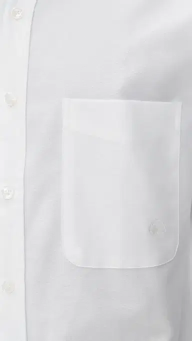 Aaron Levine Logo Oxford Shirt White | Thumbnail 6 Aaron Levine Logo Oxford Shirt White | Thumbnail 6