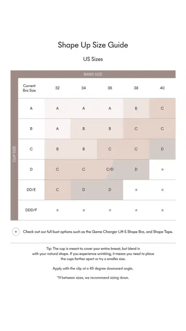 NOOD New York Shape Up Silicone Adhesive Reusable Bra No. 5 Soft Tan D | Thumbnail 4 NOOD New York Shape Up Silicone Adhesive Reusable Bra No. 5 Soft Tan D | Thumbnail 4