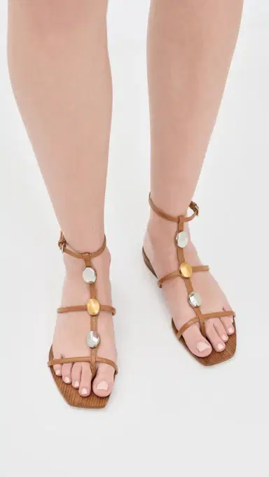 Veronica Beard Alba Embellished Sandals Hazelwood | Thumbnail 3 Veronica Beard Alba Embellished Sandals Hazelwood | Thumbnail 3