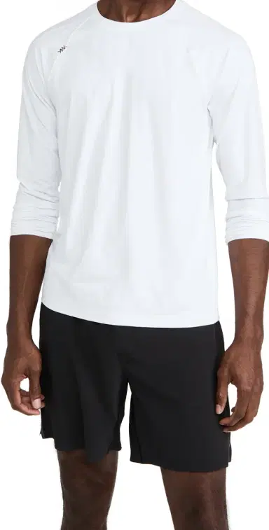 Rhone Reign Long Sleeve Tee Bright White | Thumbnail 1 Rhone Reign Long Sleeve Tee Bright White | Thumbnail 1