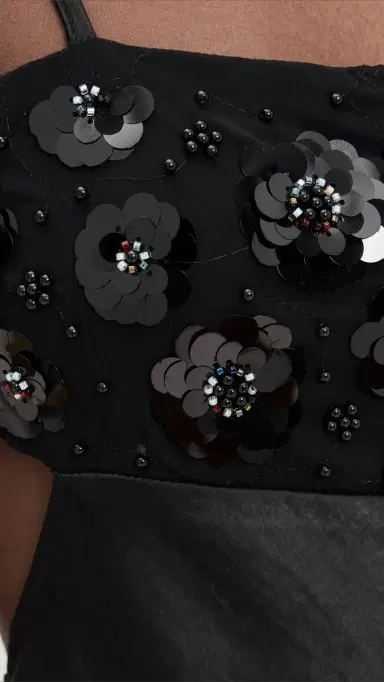 Bailey Rose Black Embellished Tank Black | Thumbnail 6 Bailey Rose Black Embellished Tank Black | Thumbnail 6