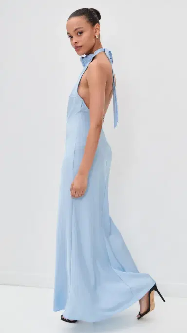 Elexiay Ayoola Dress Baby Blue | Thumbnail 5 Elexiay Ayoola Dress Baby Blue | Thumbnail 5