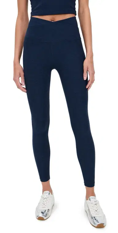 Beyond Yoga Spacedye At Your Leisure 7/8 Leggings Nocturnal Navy | Thumbnail 1 Beyond Yoga Spacedye At Your Leisure 7/8 Leggings Nocturnal Navy | Thumbnail 1