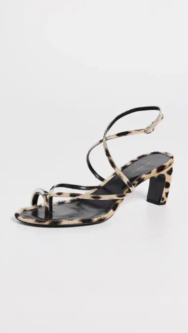 Tory Burch Pierced Strappy Heel Sandals 5mm Cheetah Spots/Silver | Thumbnail 2 Tory Burch Pierced Strappy Heel Sandals 5mm Cheetah Spots/Silver | Thumbnail 2