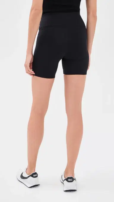 Sporty & Rich RHWC Biker Shorts Black | Thumbnail 3 Sporty & Rich RHWC Biker Shorts Black | Thumbnail 3