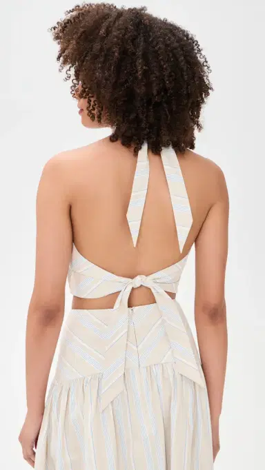 HEVRON Quinn Top Beige Stripe | Thumbnail 3 HEVRON Quinn Top Beige Stripe | Thumbnail 3