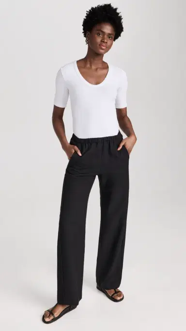 Enza Costa Twill Everywhere Pants Black | Thumbnail 5 Enza Costa Twill Everywhere Pants Black | Thumbnail 5
