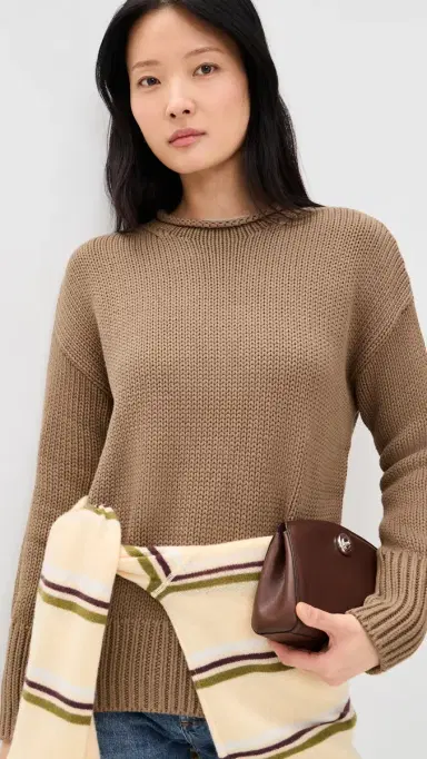 La Ligne Solid Marina Sweater Tan XS | Thumbnail 2 La Ligne Solid Marina Sweater Tan XS | Thumbnail 2